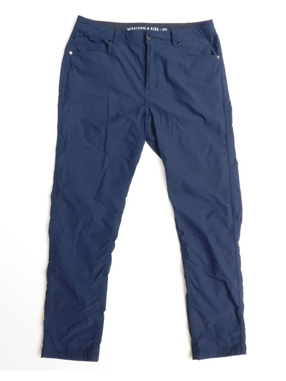 WESTERN RISE Mens 34 x 31 Blue AT SLIM RIVET PANTS